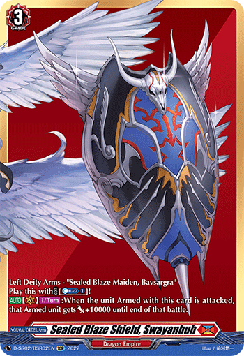 Sealed Blaze Shield, Swayanbuh (BSR) - D-SS02/BSR02EN