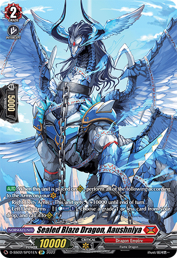 Sealed Blaze Dragon, Aaushniya (SP) - D-SS02/SP01EN