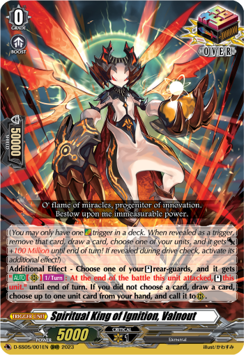 Spiritual King of Ignition, Valnout - D-SS05/001EN