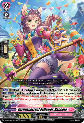Earnescorrect Follower, Neccela - D-SS05/018EN