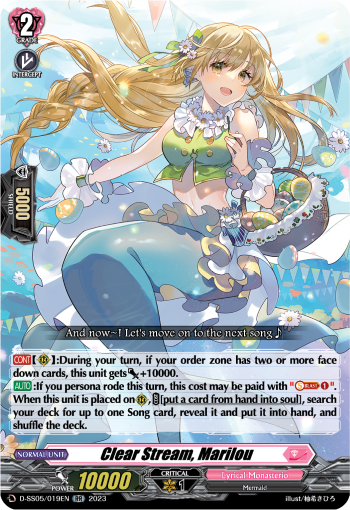 Clear Stream, Marilou - D-SS05/019EN