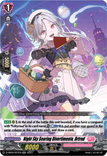 Night Sky Searing Divertimento, Ortrud - D-SS05/027EN
