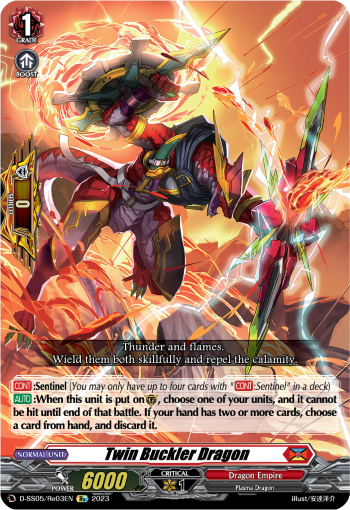 Twin Buckler Dragon (Re) - D-SS05/Re03EN