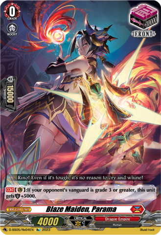 Blaze Maiden, Parama (Re) - D-SS05/Re04EN