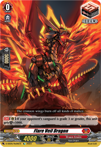 Flare Veil Dragon (Re) - D-SS05/Re06EN