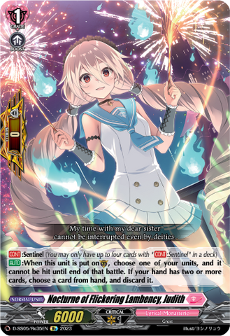 Nocturne of Flickering Lambency, Judith (Re) - D-SS05/Re35EN