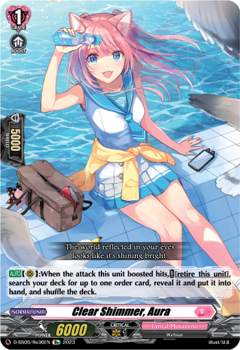 Clear Shimmer, Aura (Re) - D-SS05/Re36EN