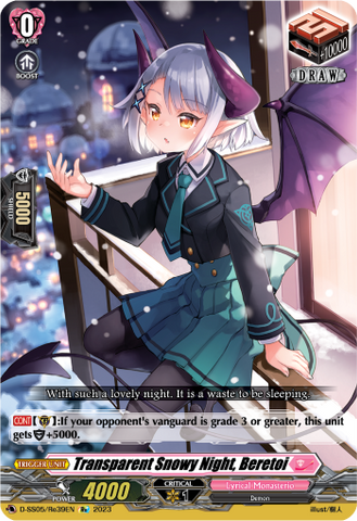 Transparent Snowy Night, Beretoi (Re) - D-SS05/Re39EN