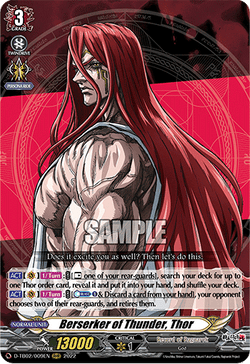 Berserker of Thunder, Thor - D-TB02/009EN