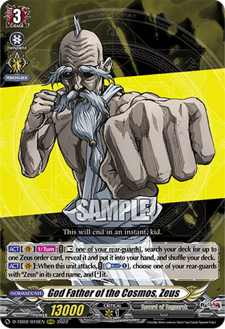 God Father of the Cosmos, Zeus - D-TB02/010EN
