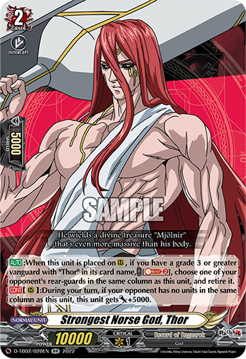 Strongest Norse God, Thor - D-TB02/020EN