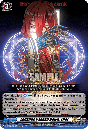 Legends Passed Down, Thor - D-TB02/024EN