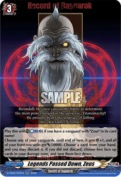 Legends Passed Down, Zeus - D-TB02/025EN