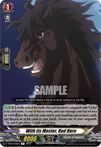 With its Master, Red Hare - D-TB02/030EN