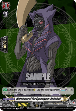 Watchman of the Apocalypse, Heimdall - D-TB02/033EN