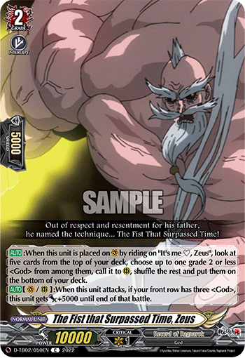 The Fist that Surpassed Time, Zeus - D-TB02/050EN