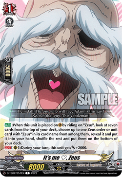 It's me ♡, Zeus - D-TB02/051EN