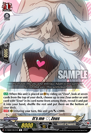 It's me ♡, Zeus - D-TB02/051EN