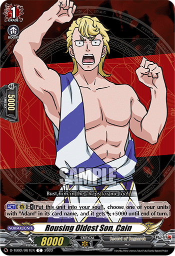 Rousing Oldest Son, Cain - D-TB02/061EN