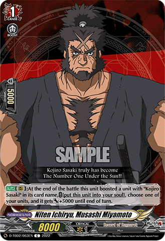 Niten Ichiryu, Musashi Miyamoto - D-TB02/063EN