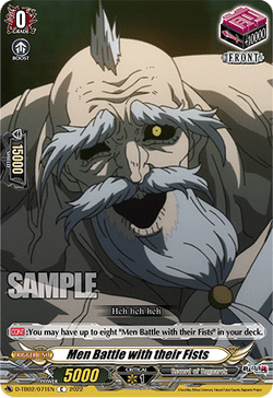 Men Battle with their Fists - D-TB02/071EN