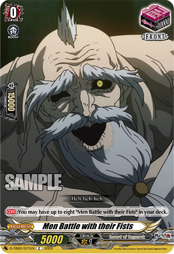 Men Battle with their Fists - D-TB02/071EN