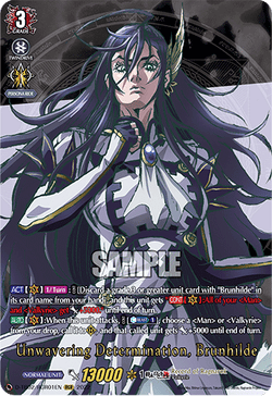 Unwavering Determination, Brunhilde (RGR) - D-TB02/RGR01EN