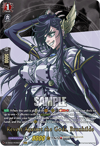 Revolt Against the Gods, Brunhilde (RGR) - D-TB02/RGR02EN