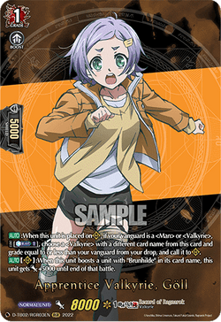 Apprentice Valkyrie, Göll (RGR) - D-TB02/RGR03EN