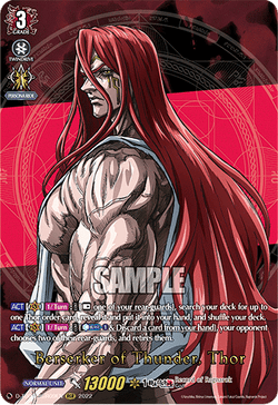Berserker of Thunder, Thor (RGR) - D-TB02/RGR09EN