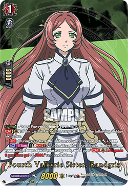 Fourth Valkyrie Sister, Randgriz (RGR) - D-TB02/RGR17EN