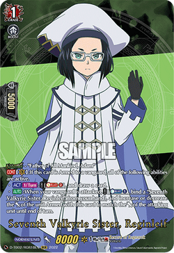 Seventh Valkyrie Sister, Reginleif (RGR) - D-TB02/RGR18EN