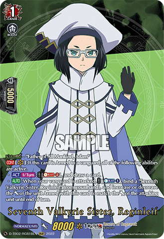 Seventh Valkyrie Sister, Reginleif (RGR) - D-TB02/RGR18EN
