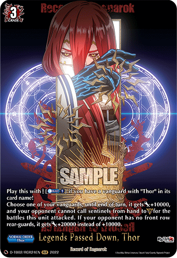 Legends Passed Down, Thor (RGR) - D-TB02/RGR24EN