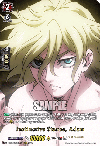 Instinctive Stance, Adam (RGR) - D-TB02/RGR45EN
