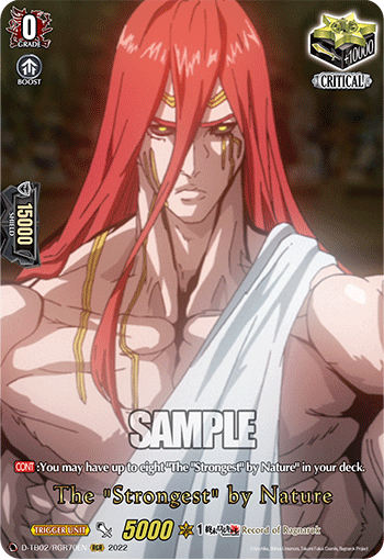 The "Strongest" by Nature (RGR) - D-TB02/RGR70EN