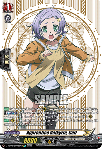 Apprentice Valkyrie, Göll (SP) - D-TB02/SP03EN