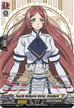 Fourth Valkyrie Sister, Randgriz (SP) - D-TB02/SP12EN