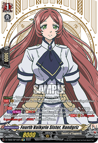 Fourth Valkyrie Sister, Randgriz (SP) - D-TB02/SP12EN