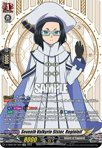Seventh Valkyrie Sister, Reginleif (SP) - D-TB02/SP13EN