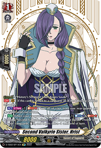 Second Valkyrie Sister, Hrist (SP) - D-TB02/SP14EN