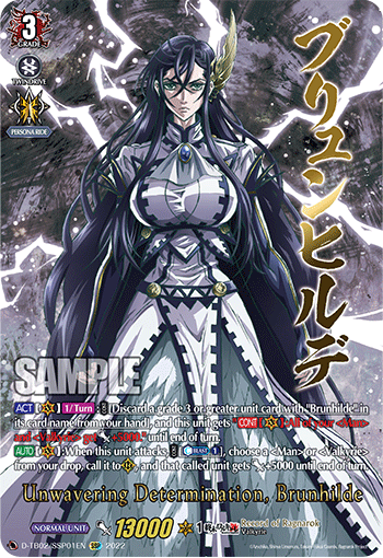 Unwavering Determination, Brunhilde (SSP) - D-TB02/SSP01EN