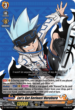 Let's Get Serious! Horohoro - D-TB03/009EN