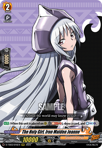 The Holy Girl, Iron Maiden Jeanne - D-TB03/016EN