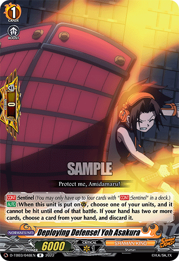 Deploying Defense! Yoh Asakura - D-TB03/048EN