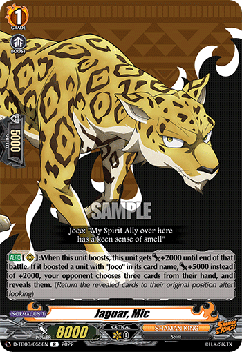 Jaguar, Mic - D-TB03/055EN