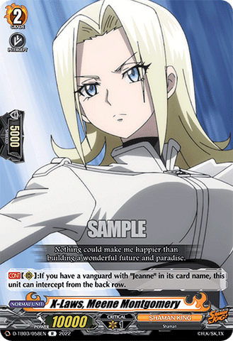 X-Laws, Meene Montgomery - D-TB03/058EN