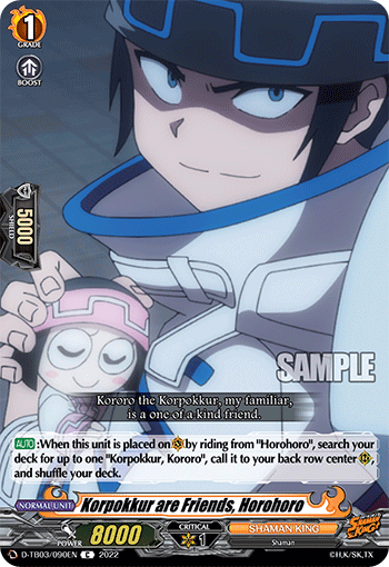 Korpokkur are Friends, Horohoro - D-TB03/090EN