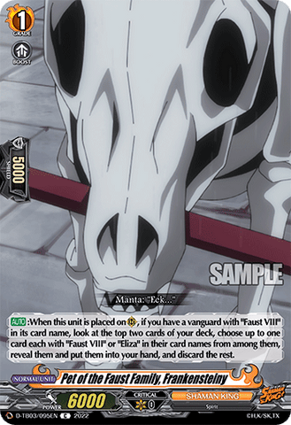 Pet of the Faust Family, Frankensteiny - D-TB03/095EN