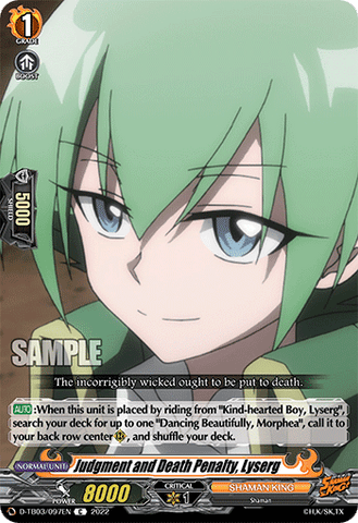 Judgment and Death Penalty, Lyserg - D-TB03/097EN